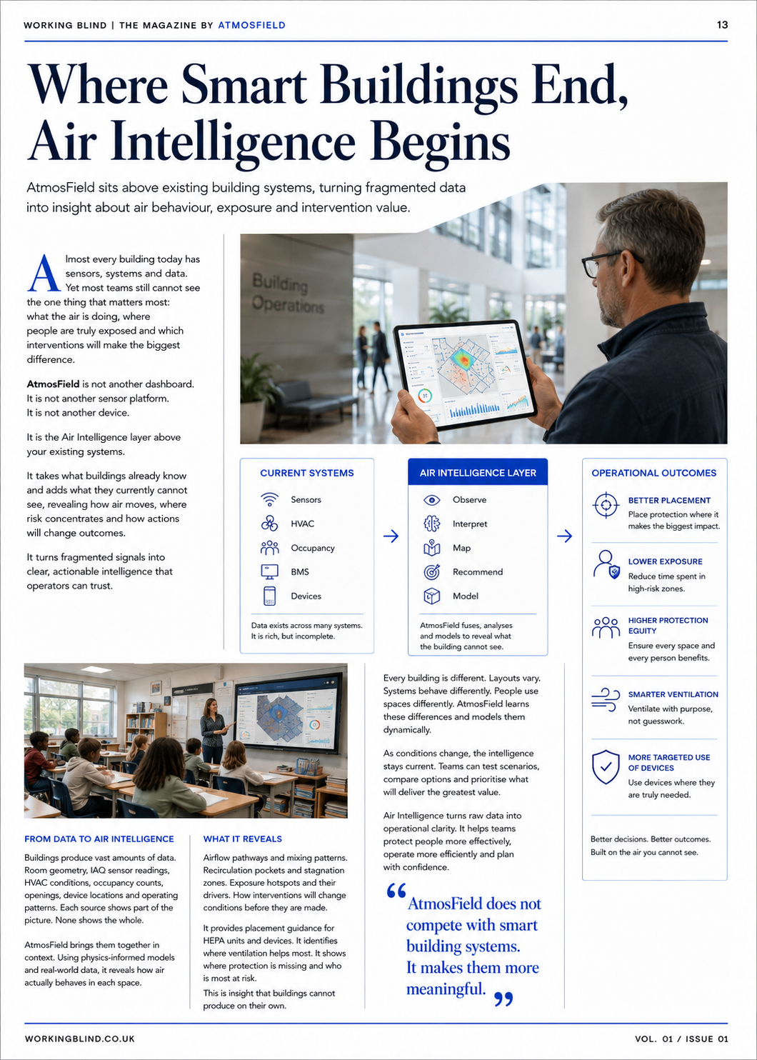 Page 13 of the WORKING BLIND digital magazine published by AtmosField.